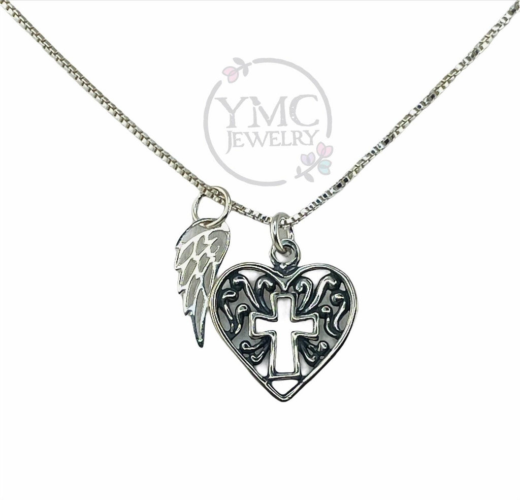 Personalized Remembrance Memorial Angel Wing Necklace,Mother's Day Gift,Sympathy Bereavement Gift,Loss of Husband Mom Mother Brother Sister