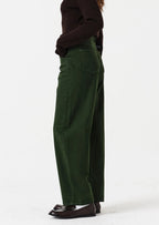 Nina Barrel Leg Jean in Dark Pine