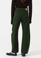 Nina Barrel Leg Jean in Dark Pine