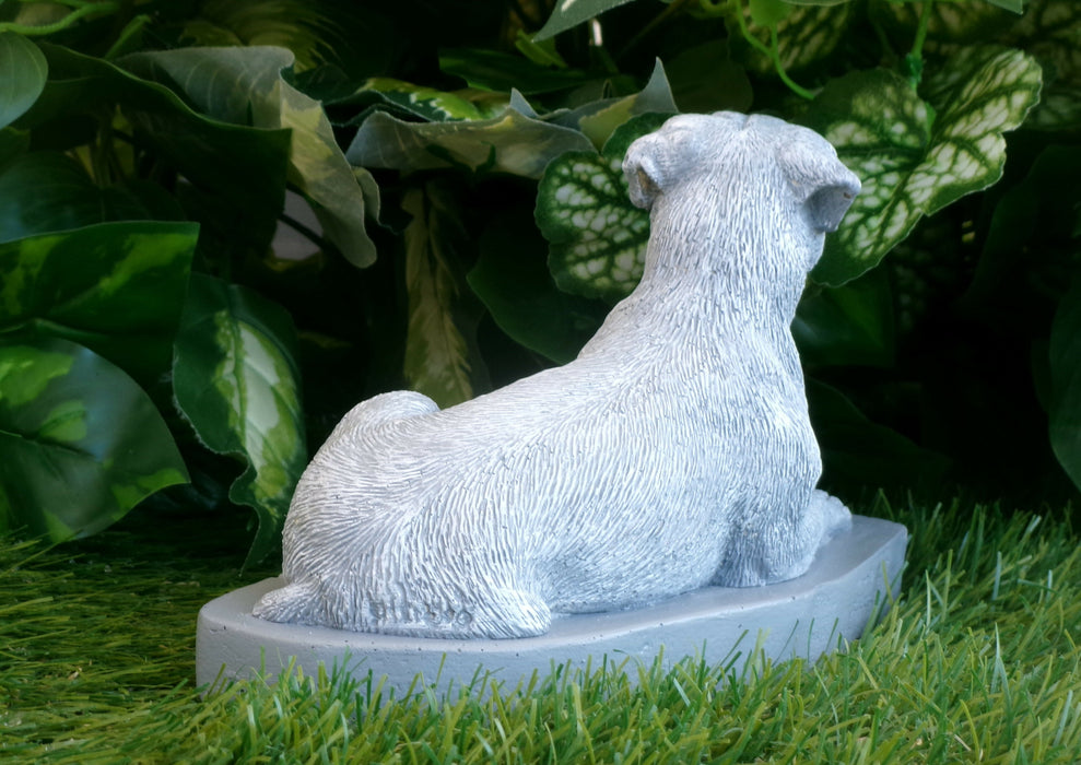 Rottweiler Concrete Statuette 3x7.25x4.75" high