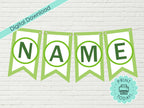 DIY Printable Custom Coffee Themed Birthday Banner, INSTANT DOWNLOAD