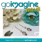 Handmade Pink Drop Pearl Earrings