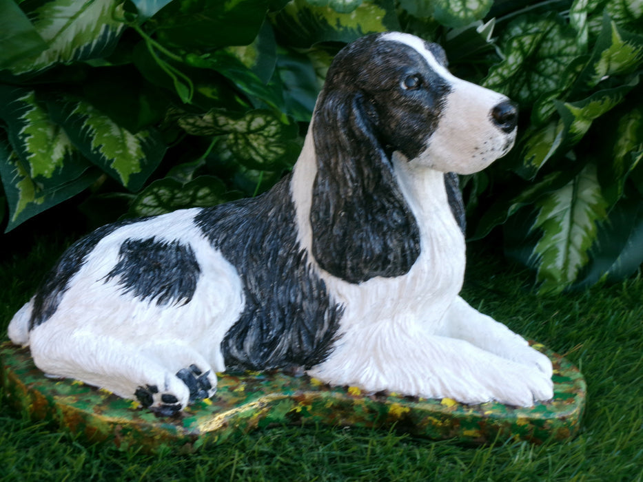 Springer Spaniel Concrete Statue 5.5x10.5x7" High