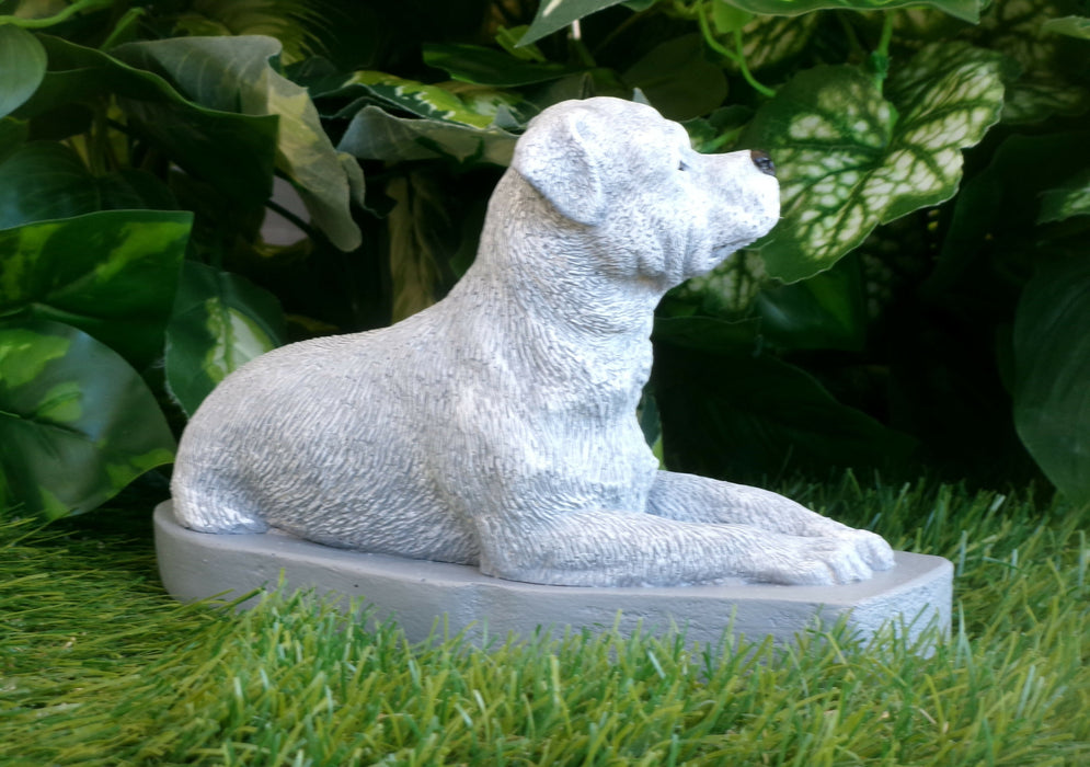 Rottweiler Concrete Statuette 3x7.25x4.75" high
