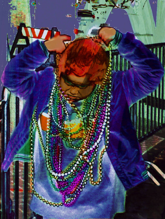 Original Mardi Gras Photo 8x10 matted to 11x14