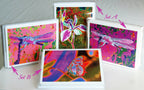 Blank Pop Art Note Card Set for the Gardener, Nature Lover or Art Lover