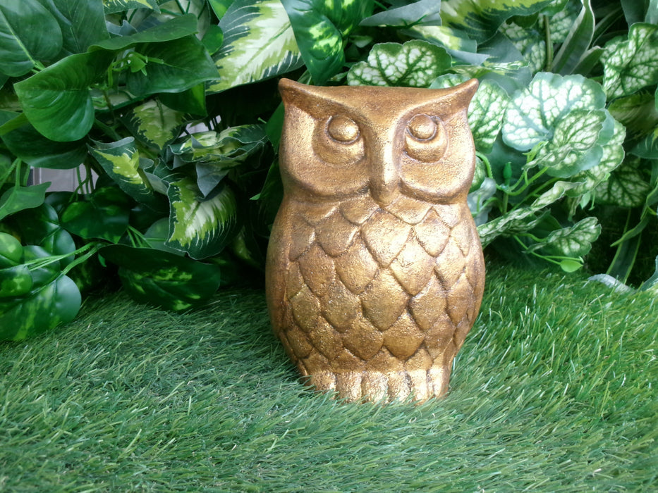 Concrete Owl Statue 5x5x7.25" High