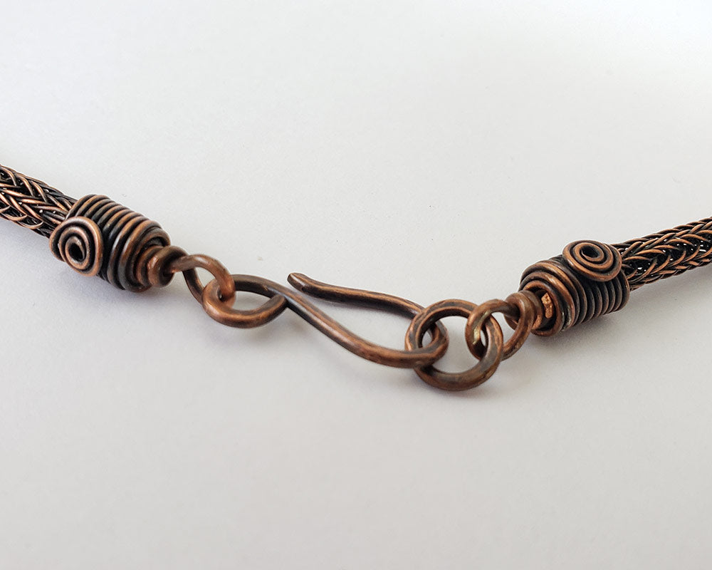 Copper Viking Knit Weave Chain