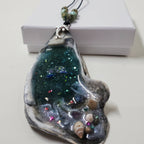 3 Resin Ocean Shell Ornaments in Gift Boxes