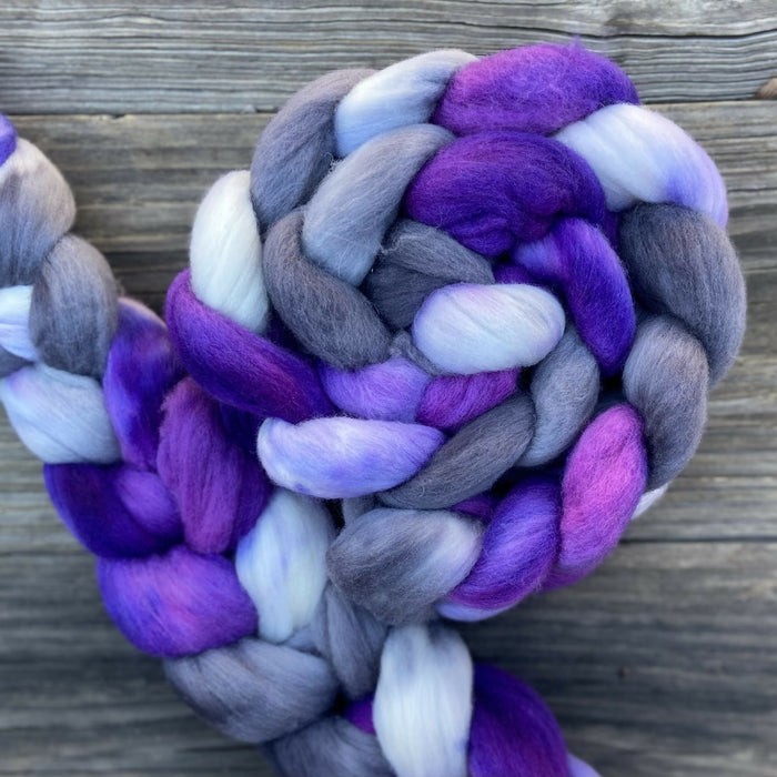 “Tempest" hand dyed Rambouillet wool