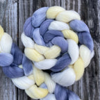 “Petrichor" hand dyed Rambouillet wool