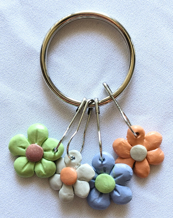 Flower Stitch Markers (Set of 4)